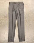 Rota Regular Fit High Rise Pants Gabardine Grigio Chiaro