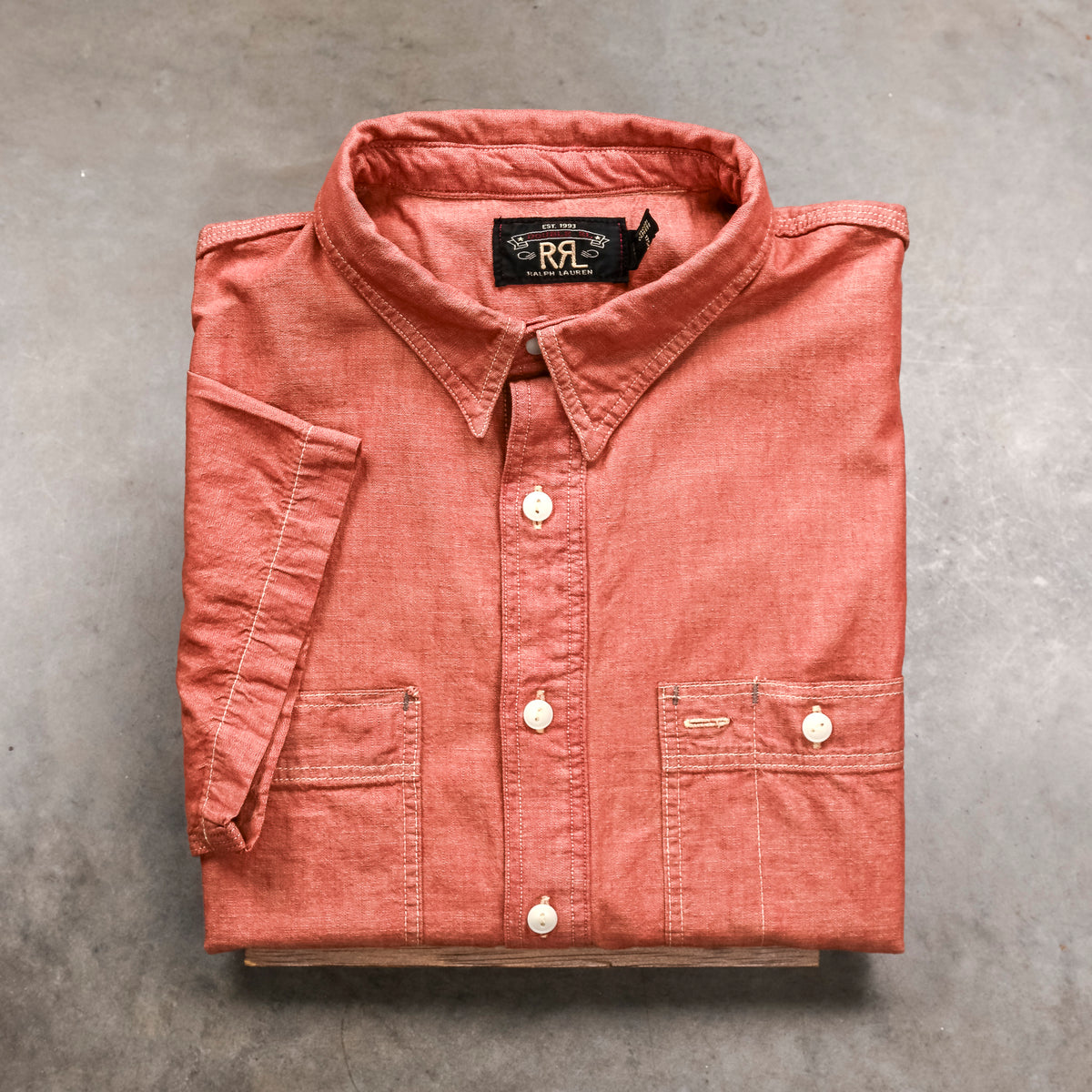 RRL-CHAMBRAY-SHIRT-RED- 