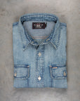 RRL Lot.93 Denim Shirt Clearfield Wash