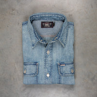 RRL Lot.93 Denim Shirt Clearfield Wash