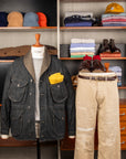 RRL Hugo Indigo Cotton-Linen Denim Field Coat