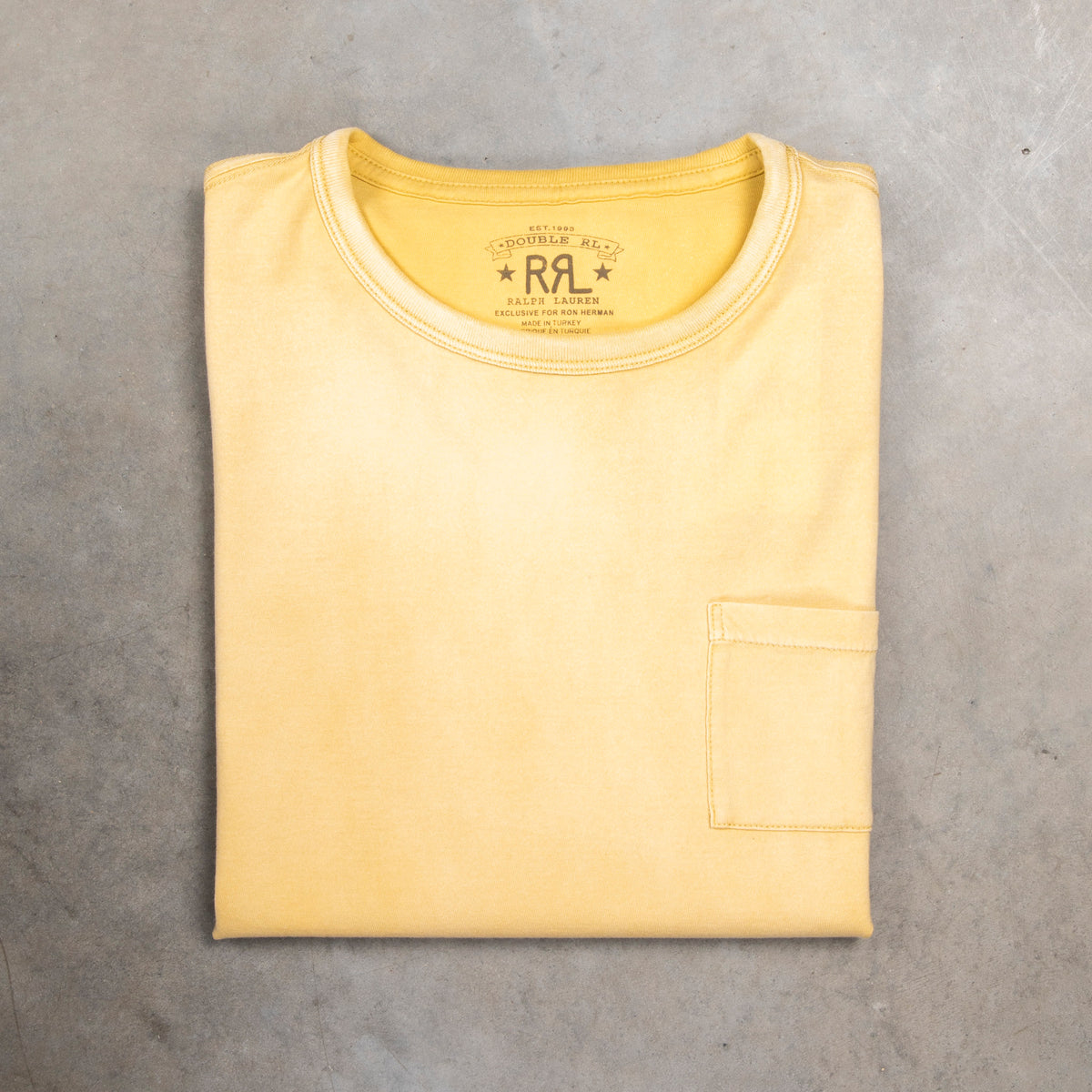 RRL-POCKET-TEE-YELLOW-