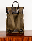 Croots Vintage Canvas Rucksack Olive