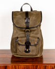 Croots Vintage Canvas Rucksack Olive