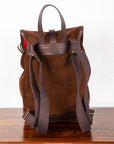 Croots Suede Rucksack Brown