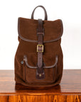 Croots Suede Rucksack Brown
