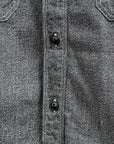 Fullcount 4090 Triple Stitch Chambray Shirt Covert Black