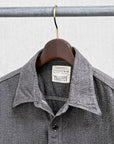 Fullcount 4090 Triple Stitch Chambray Shirt Covert Black