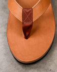 The Real McCoy's Leather Arched Sandal Brown