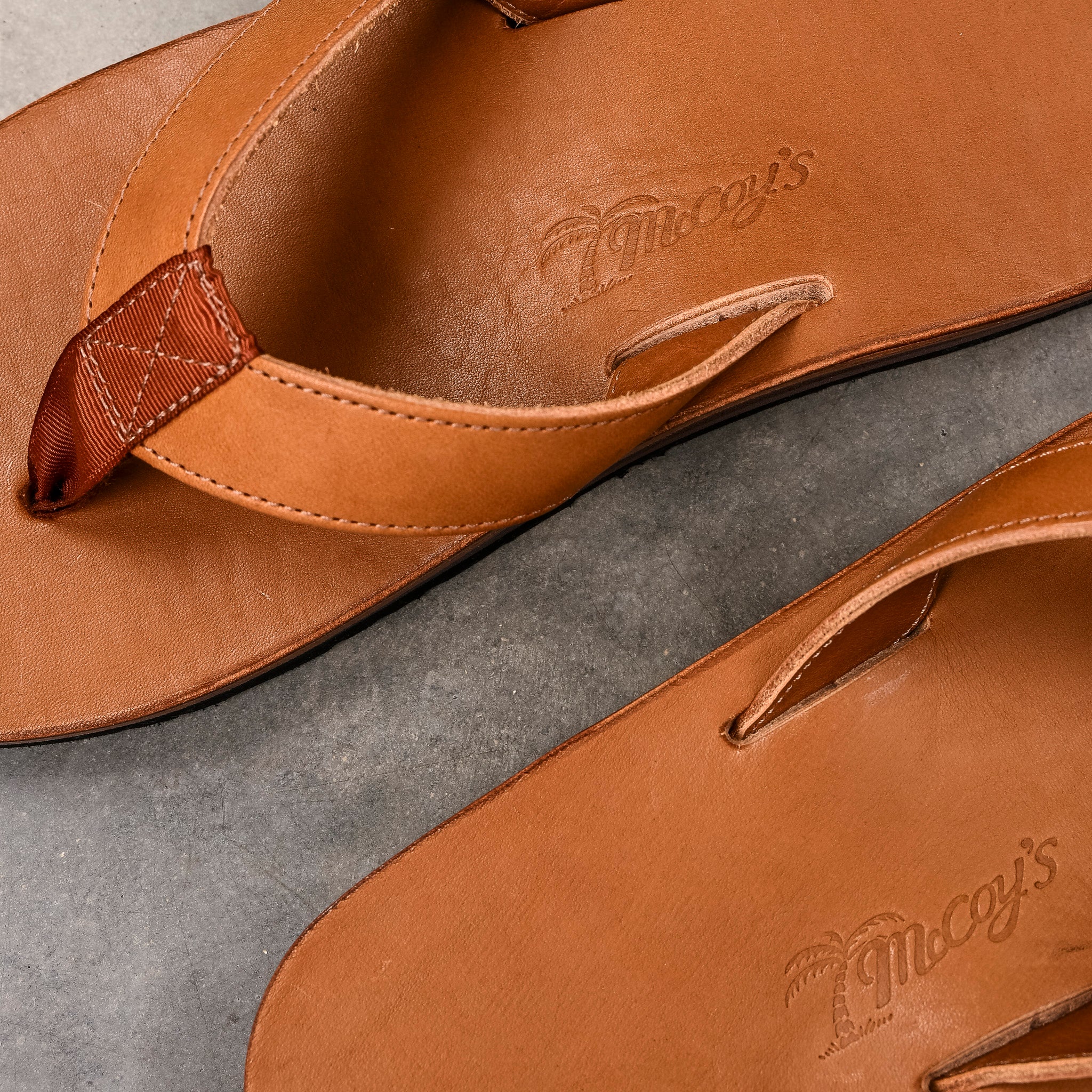 The Real McCoy's Leather Arched Sandal Brown – Frans Boone Store