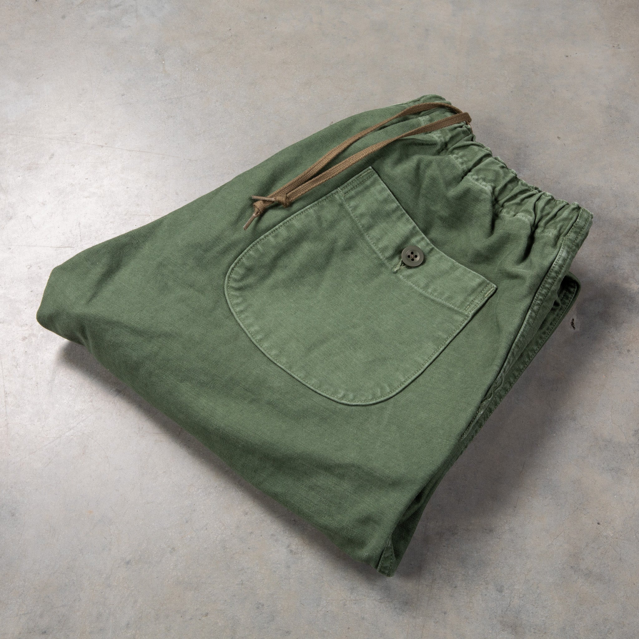 Orslow X Frans Boone Easy Pants Sateen Green Used