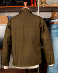 RRL Asher Jacket Reverse Sateen Washed Brown