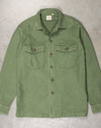 Orslow US army shirt back satin green used