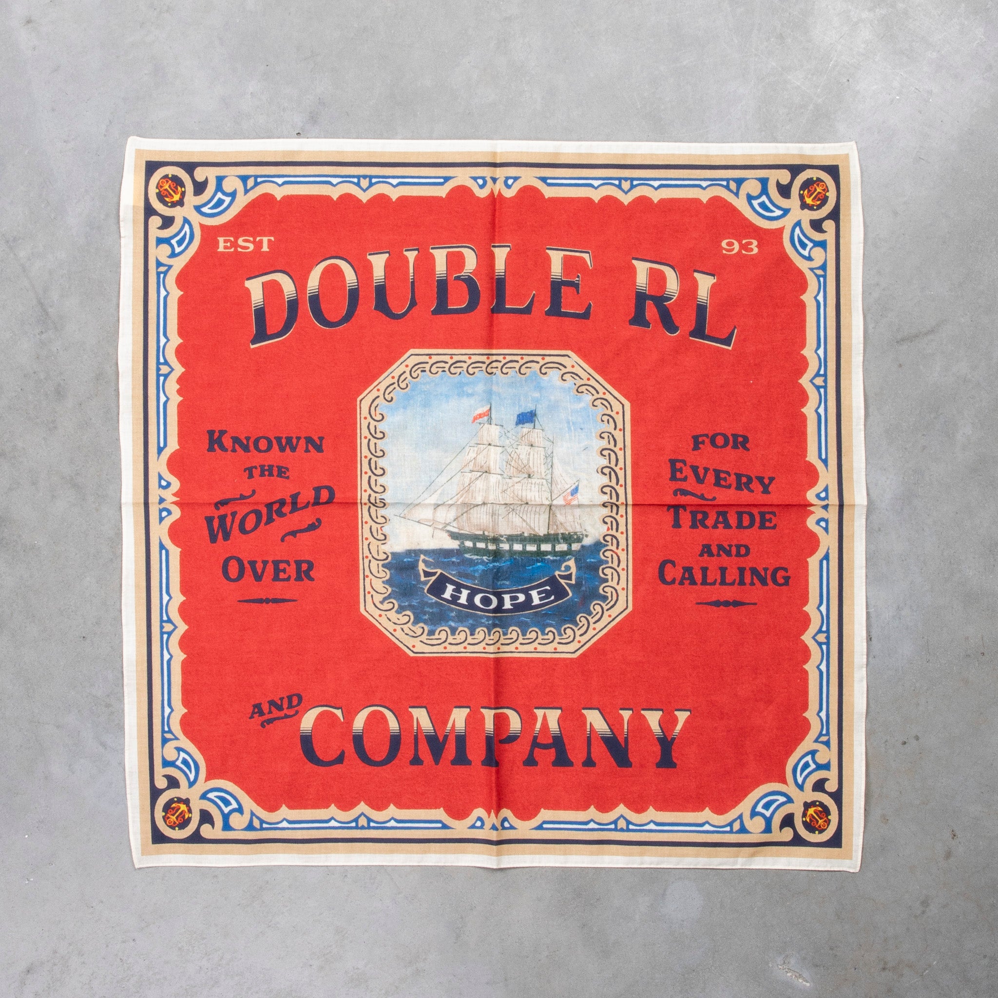 RRL Saylor Bandana red – Frans Boone Store