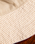 Engineered Garments Bucket Hat Beige Cotton Seersucker Stripe