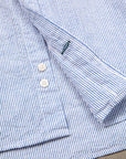 Gitman Vintage x Frans Boone Japanese Woven Stripe Seersucker Dark Blue