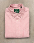 Gitman Vintage x Frans Boone Japanese Woven Stripe Seersucker Medium Red