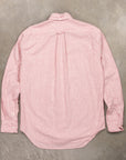 Gitman Vintage x Frans Boone Japanese Woven Stripe Seersucker Medium Red