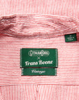 Gitman Vintage x Frans Boone Japanese Woven Stripe Seersucker Medium Red