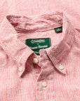 Gitman Vintage x Frans Boone Japanese Woven Stripe Seersucker Medium Red