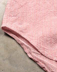 Gitman Vintage x Frans Boone Japanese Woven Stripe Seersucker Medium Red