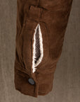 James Perse Corduroy Sherpa Jacket Umber