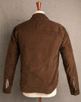 James Perse Corduroy Sherpa Jacket Umber