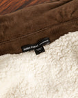 James Perse Corduroy Sherpa Jacket Umber