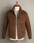 James Perse Corduroy Sherpa Jacket Umber