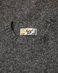 Laurence J. Smith Super Soft Seamless Crew Neck Pullover Med Grey