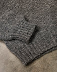 Laurence J. Smith Super Soft Seamless Crew Neck Pullover Med Grey