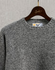 Laurence J. Smith Super Soft Seamless Crew Neck Pullover Med Grey