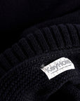 The Corona Utility KN001 Navy Crew Shetland Wool Navy