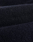 The Corona Utility KN001 Navy Crew Shetland Wool Navy