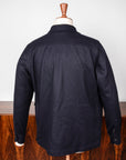 De Petrillo Shirt Jacket Wool and Cashmere Blu Scuro
