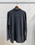 Olde H & Daughter Cotton Distressed Shirt Jacket Overcast