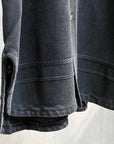 Olde H & Daughter Cotton Distressed Shirt Jacket Overcast