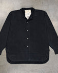 Olde H & Daughter Cotton Distressed Shirt Jacket Overcast