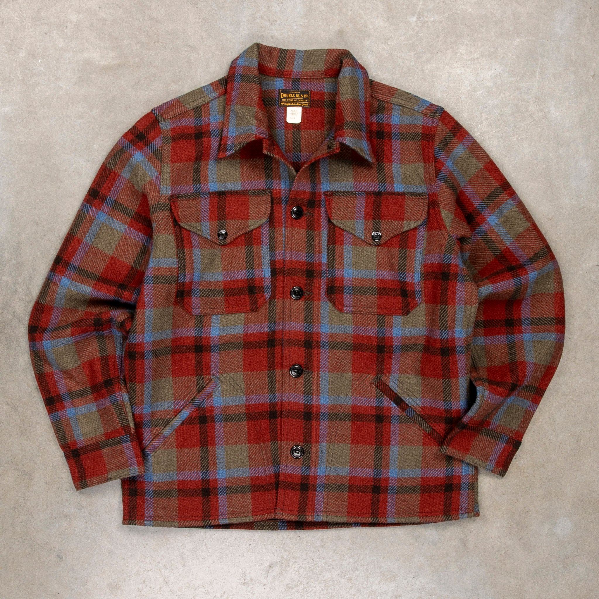 RRL Ace Cruiser Unlined Shirt Jacket Maroon – Frans Boone Store