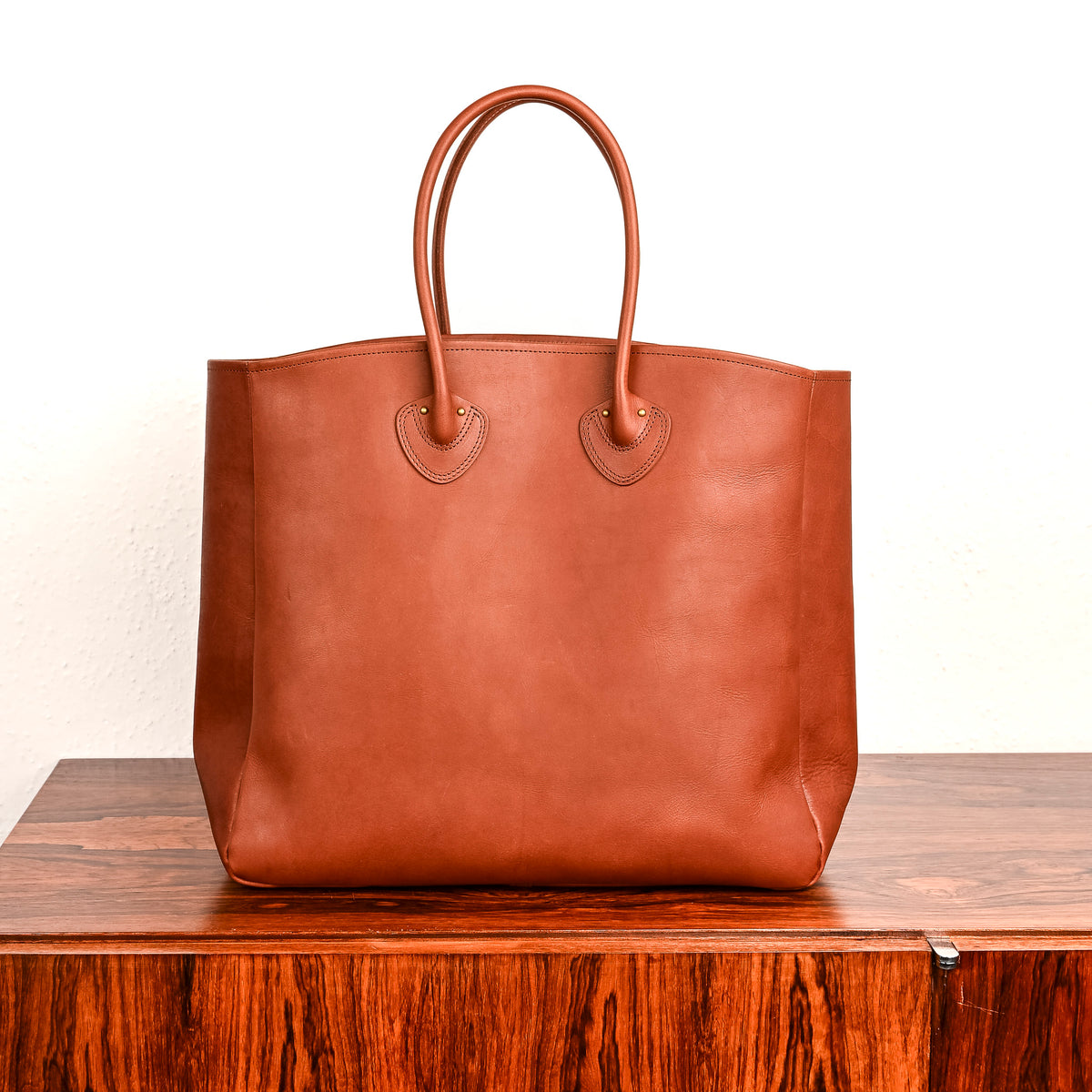 Joe McCoy 豊岡鞄 leather TOTE BAG ブラウン The Real McCoy's Leather Tote Shoulder-Bag Brown – Frans Boone Store