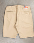 The Real McCoy's Blue Seal Chino Shorts Beige