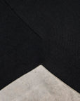 Olde H & Daughter Silk Plain Stitch Crew Neck Sweater Black