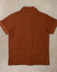 The Real McCoy's Cotton Pile Beach Shirt Brown