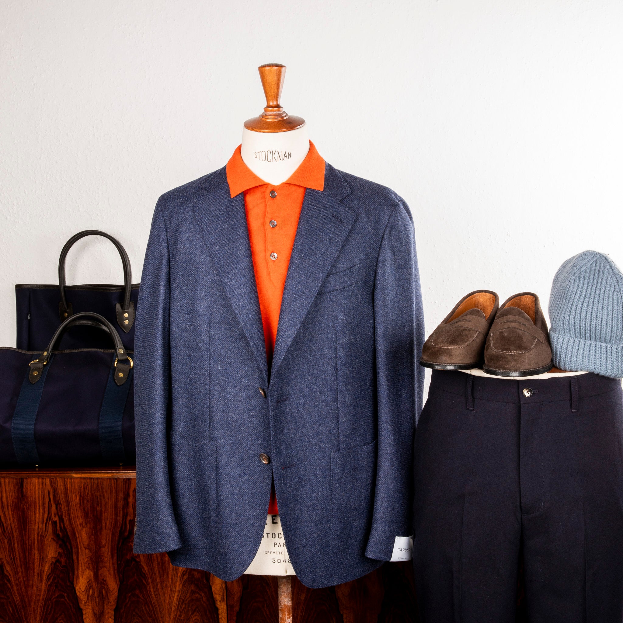 Barnstormer 1952UC Chino Tropical Wool Navy – Frans Boone Store