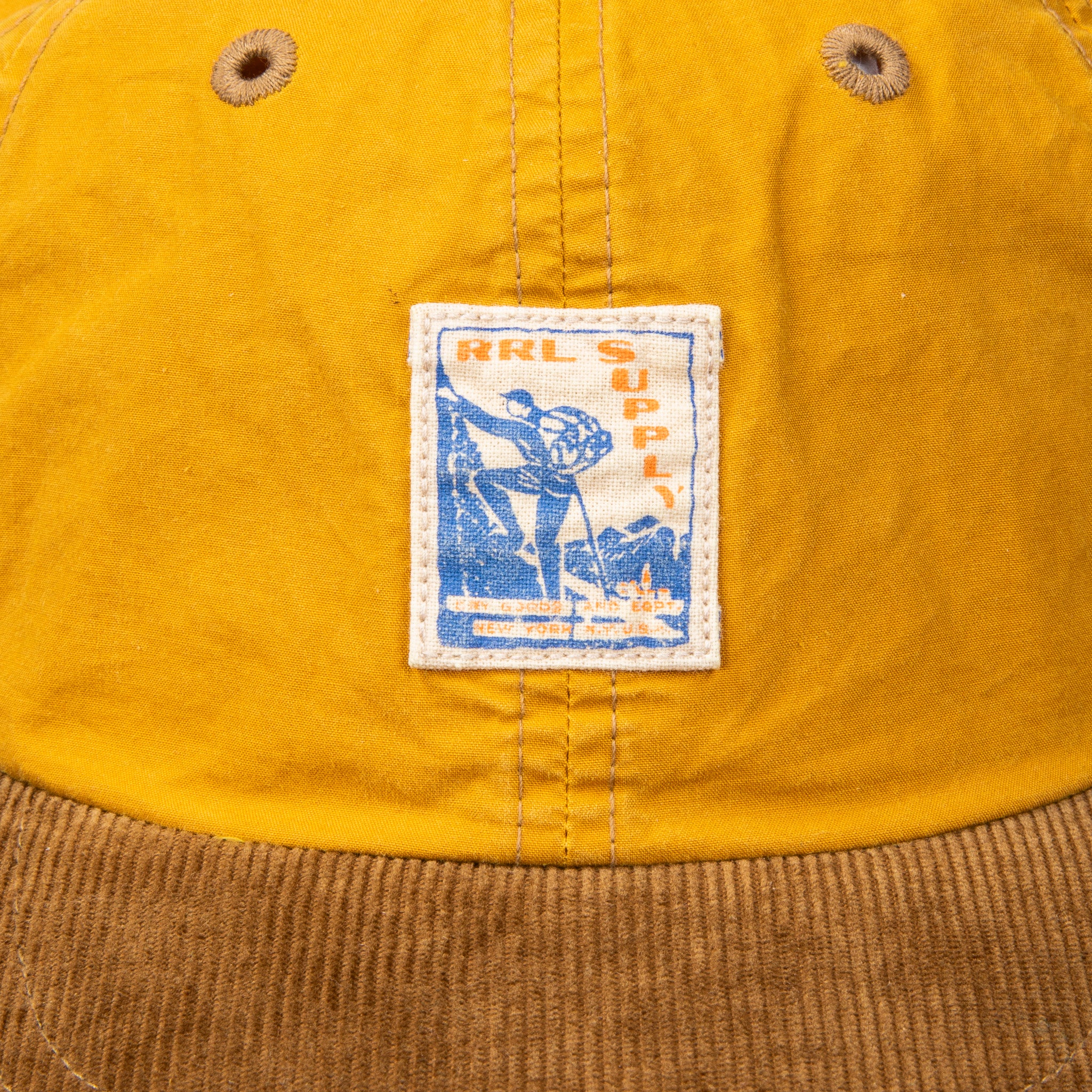 RRL Oil Cloth Sportsman Cap Mustard – Frans Boone Store