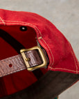 RRL Oil Cloth Sportsman Cap Vintage Red
