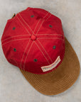 RRL Oil Cloth Sportsman Cap Vintage Red