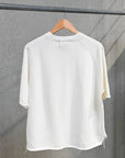 Remi Relief Raglan Short Sleeve Sweater Supima Cotton Off-White