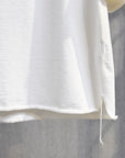 Remi Relief Raglan Short Sleeve Sweater Supima Cotton Off-White