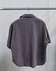 Remi Relief Wide Military Shirt S/S Charcoal